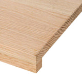 Stair Treads 16 pcs Untreated 120x25x2 cm Solid Wood Oak
