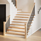 Stair Treads 16 pcs Untreated 120x25x2 cm Solid Wood Oak