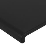 Bed Frame without Mattress Black 137x187 cm Double Faux Leather - Extra Image