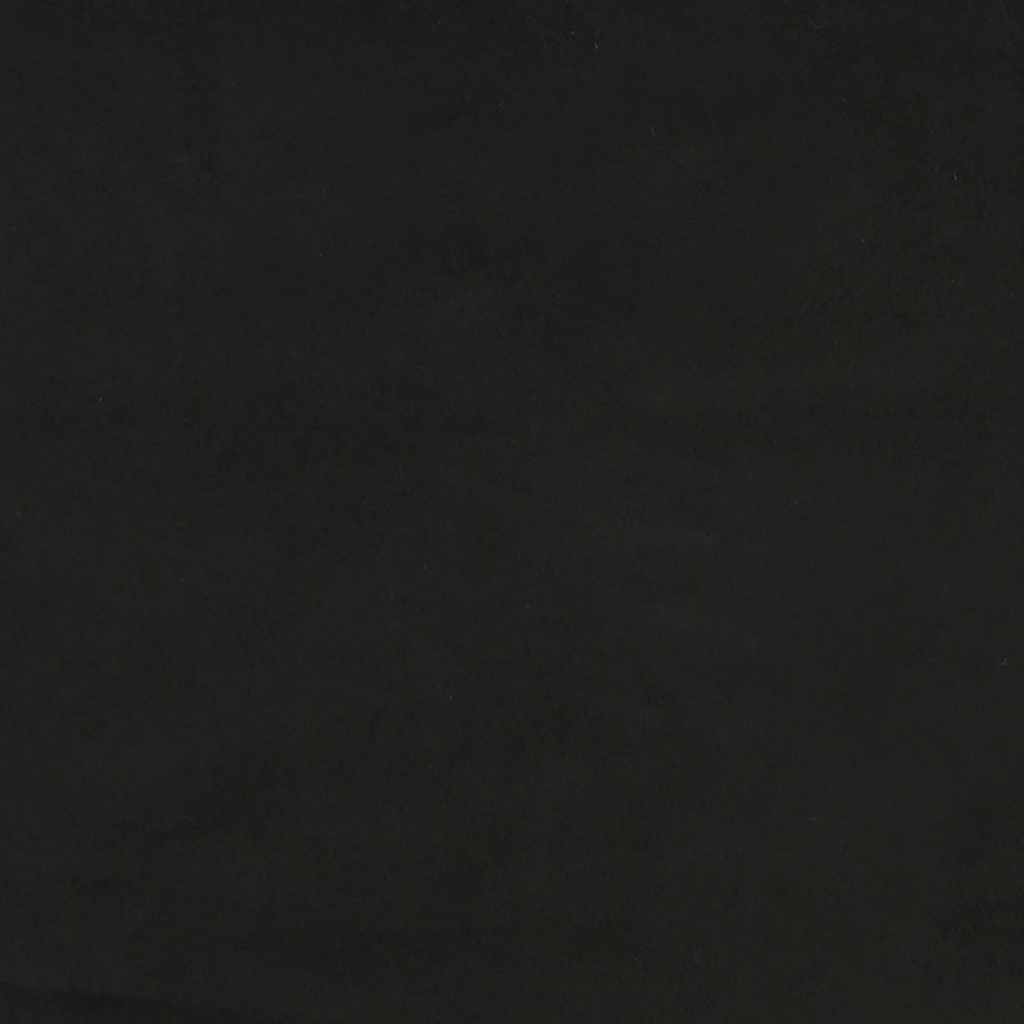 Bed Frame without Mattress Black 152x203 cm Queen Velvet