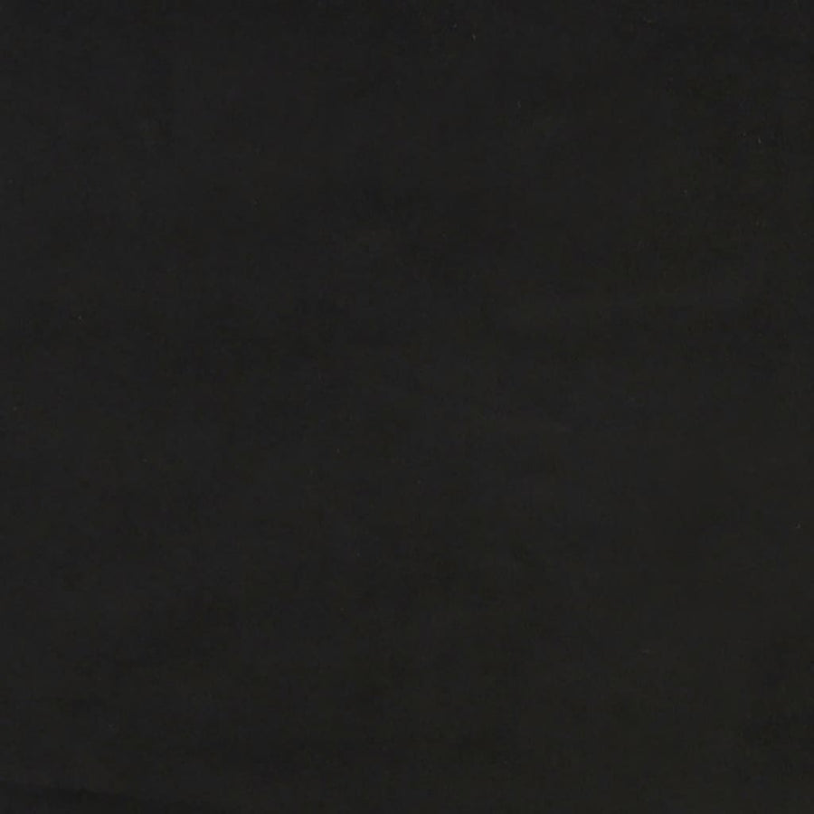 Box Spring Bed with Mattress Black 107x203 cm King Single Velvet