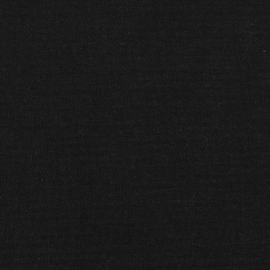 Box Spring Bed with Mattress Black 137x187 cm Double Size Fabric