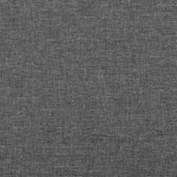 Box Spring Bed with Mattress Dark Grey 153x203 cm Queen Size Fabric - Extra Image