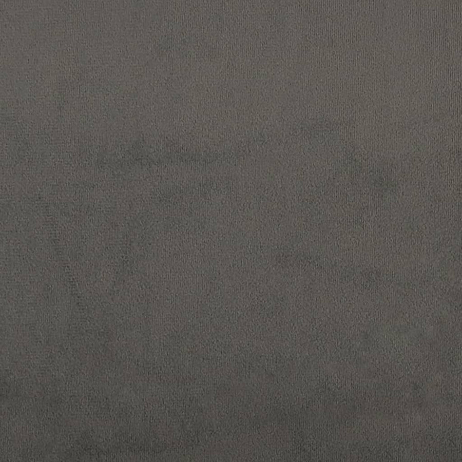 Box Spring Bed with Mattress Dark Grey 152x203 cm Queen Velvet