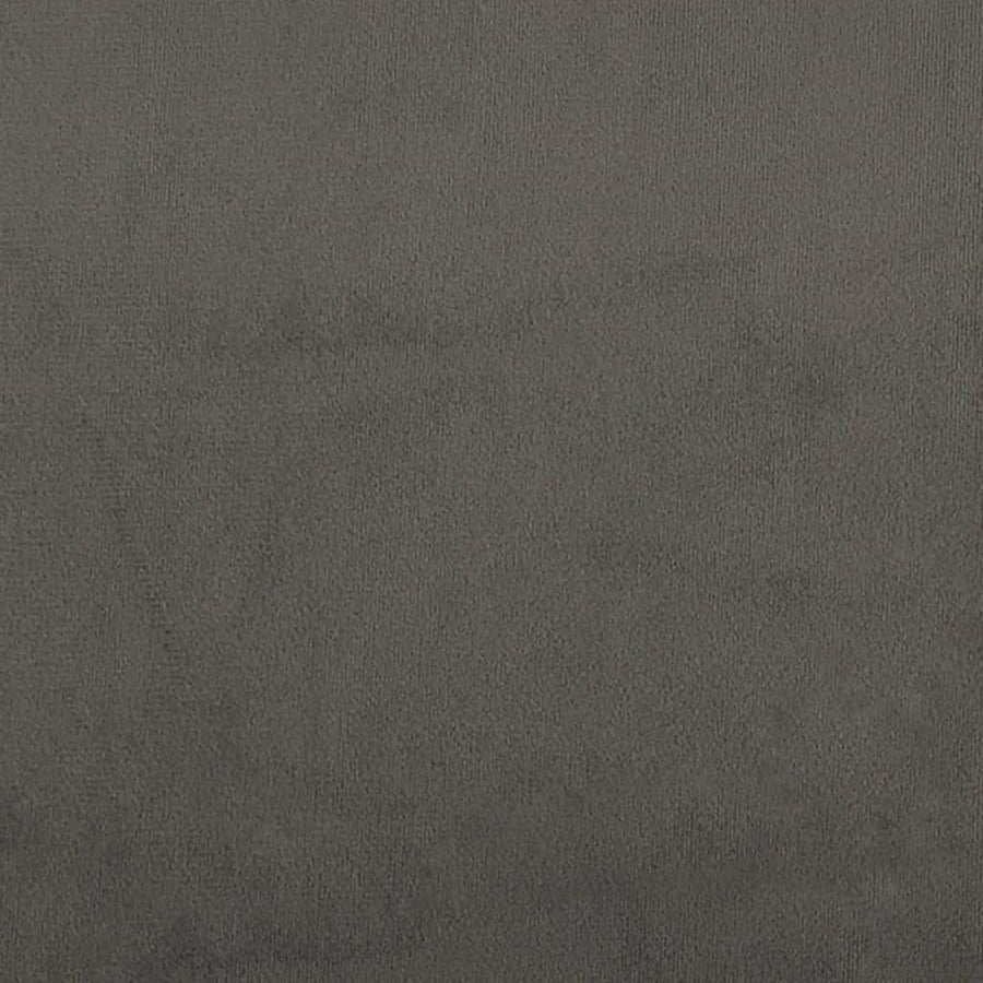 Box Spring Bed with Mattress Dark Grey 152x203 cm Queen Velvet