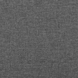 Box Spring Bed with Mattress Dark Grey 153x203 cm Queen Size Fabric - Extra Image