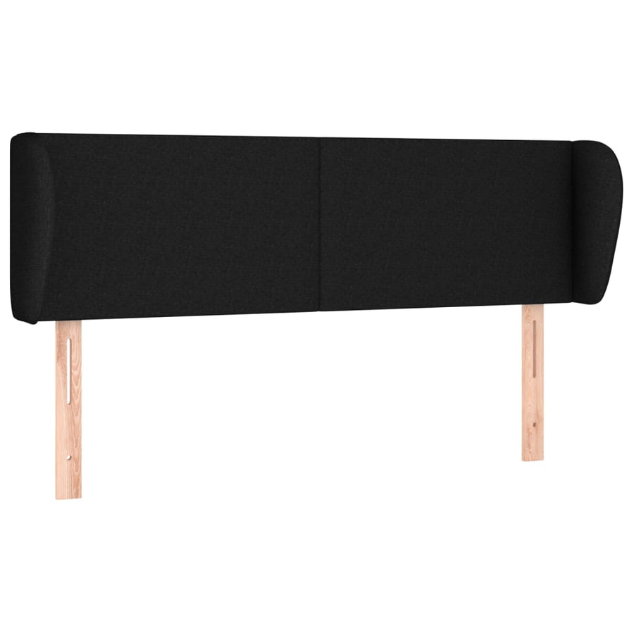 Box Spring Bed with Mattress Black 152x203 cm Faux Leather