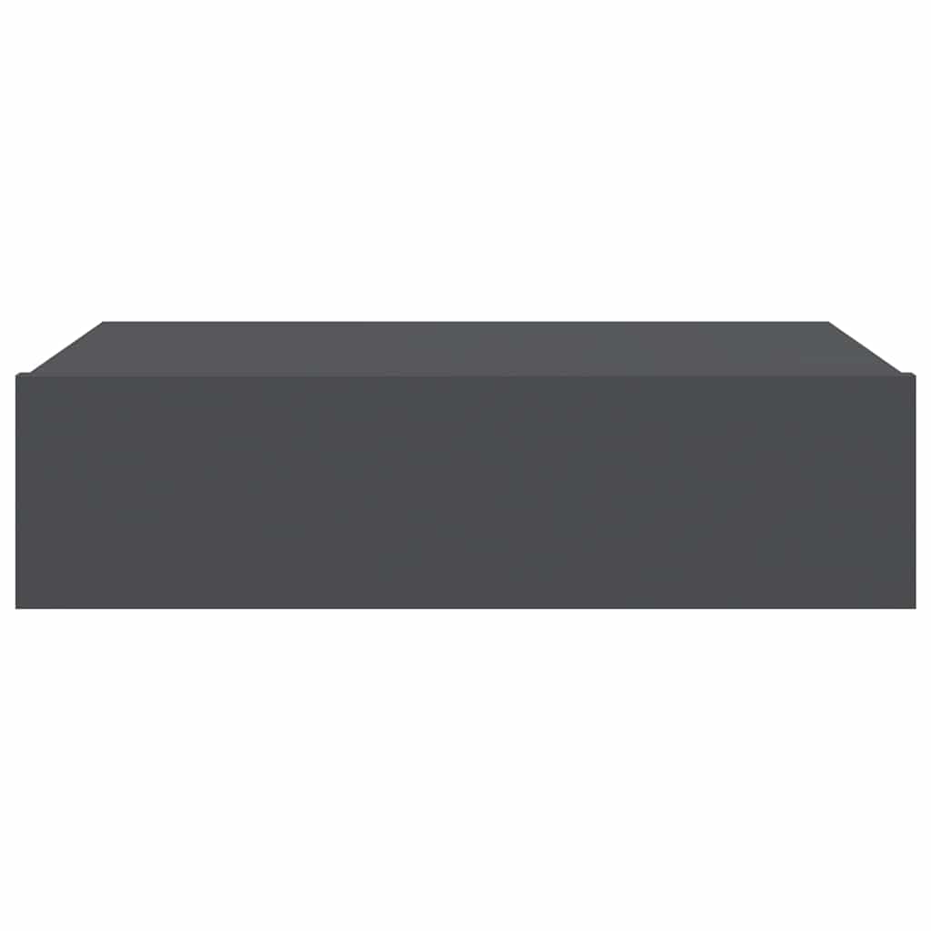 TV Cabinet with LED Lights Grey 60x35x15.5 cm