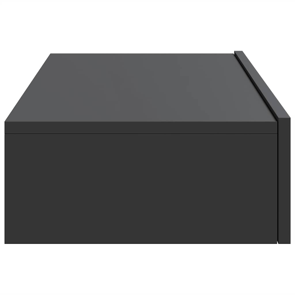 TV Cabinet with LED Lights Grey 60x35x15.5 cm