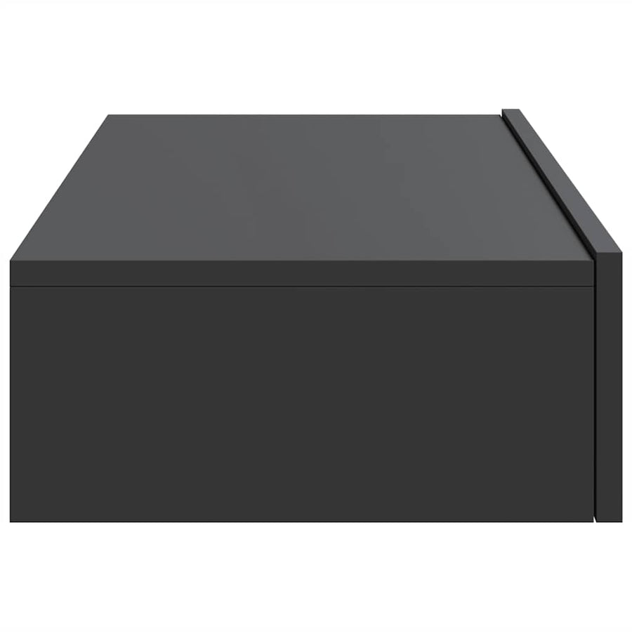 TV Cabinet with LED Lights Grey 60x35x15.5 cm