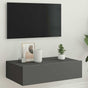 TV Cabinet with LED Lights Grey 60x35x15.5 cm