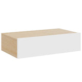 TV Cabinet with LED Lights White 60x35x15.5 cm