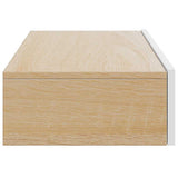 TV Cabinet with LED Lights White 60x35x15.5 cm