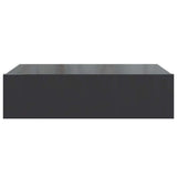 TV Cabinet with LED Lights Gloss Grey 60x35x15.5 cm