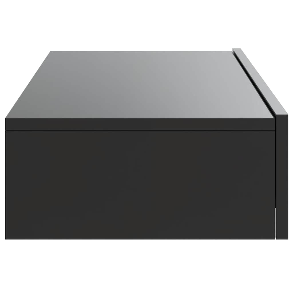 TV Cabinet with LED Lights Gloss Grey 60x35x15.5 cm