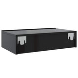 TV Cabinet with LED Lights Gloss Grey 60x35x15.5 cm - Extra Image