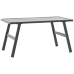 3 Piece Garden Bench Set with Cushions Black