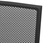 Stackable Garden Chair Set 5 Piece Anthracite Powder-coated Steel