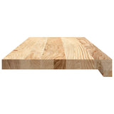 Stair Treads 2 pcs Untreated 70x30x2 cm Solid Wood Oak