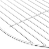 BBQ Grill Grate Round Ø34.5 cm 304 Stainless Steel - Top-Down View