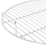 BBQ Grill Grate with Handles Round Ø44.5 cm 304 Stainless Steel - Top-Down View