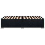 Bed Frame without Mattress Black 90x190 cm Fabric