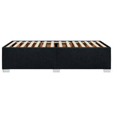Bed Frame without Mattress Black 90x190 cm Fabric - 45-Degree Angle