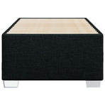 Bed Frame without Mattress Black 90x190 cm Fabric