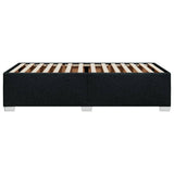 Bed Frame without Mattress Black 90x190 cm Fabric - 45-Degree Angle