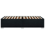 Bed Frame without Mattress Black King Single Fabric