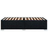 Bed Frame without Mattress Black King Single Fabric - 45-Degree Angle