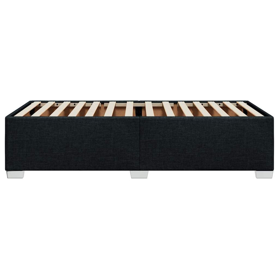 Bed Frame without Mattress Black King Single Fabric