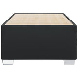 Bed Frame without Mattress Black 90x190 cm Faux Leather - Top-Down View