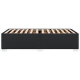 Bed Frame without Mattress Black 90x190 cm Faux Leather