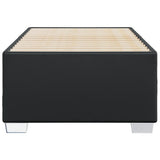 Bed Frame without Mattress Black 90x190 cm Faux Leather