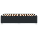 Bed Frame without Mattress Black King Single Faux Leather