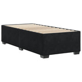 Bed Frame without Mattress Black?90x190 cm Velvet