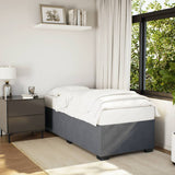 Bed Frame without Mattress Dark Grey King Single Velvet