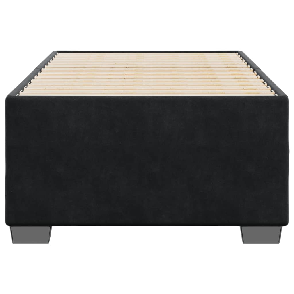Bed Frame without Mattress Black?King Single Velvet
