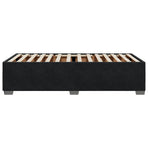 Bed Frame without Mattress Black King Single Velvet