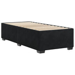 Bed Frame without Mattress Black King Single Velvet