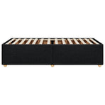 Bed Frame without Mattress Black 90x190 cm Fabric