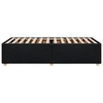 Bed Frame without Mattress Black King Single Fabric