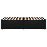 Bed Frame without Mattress Black King Single Fabric - 45-Degree Angle