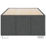 Bed Frame without Mattress Dark Grey 90x190 cm Fabric - Top-Down View