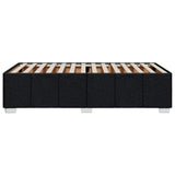 Bed Frame without Mattress Black King Single Fabric - 45-Degree Angle