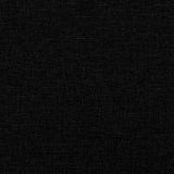 Bed Frame without Mattress Black Queen Fabric - Low Angle