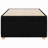 Bed Frame without Mattress Black 90x190 cm Fabric