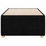 Bed Frame without Mattress Black 90x190 cm Fabric