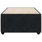 Bed Frame without Mattress Black 90x190 cm Velvet